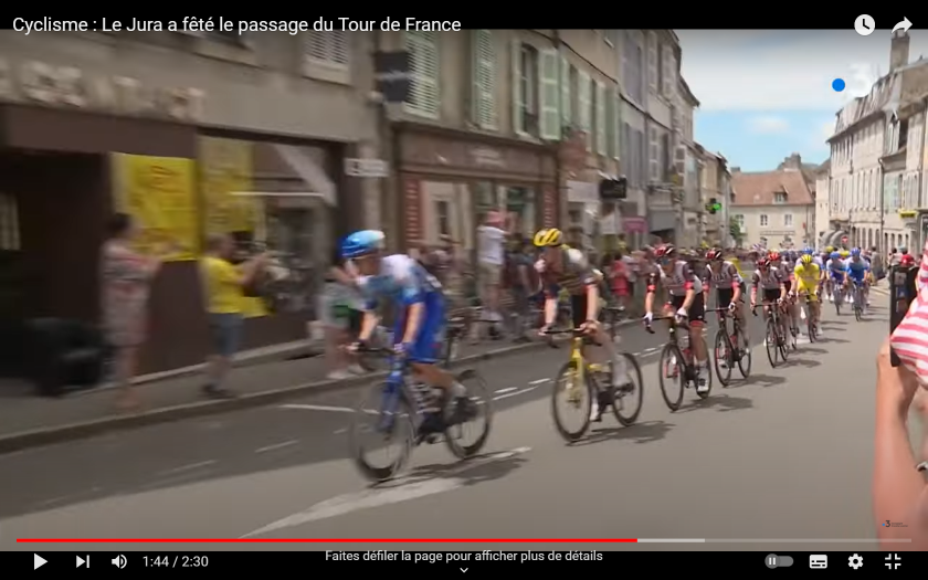 Cyclisme : Le Jura a fêté le passage du Tour de France
